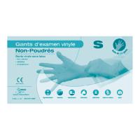 Gants vinyle non poudrés