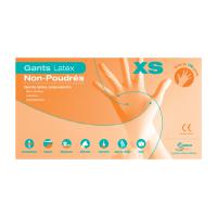Gants latex non poudrés